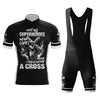 Jesus Cross Men's Cycling Jersey Set, Road Bike Cycling Kit for Men, Biking Outfit, Bicycle Suit, Team Racing Uniform
