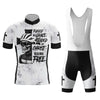 Skull Rider Fueled By Grace Men's Cycling Jersey Set, Road Bike Cycling Kit for Men, Biking Outfit, Bicycle Suit, Team Racing Uniform