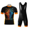 The Light Of God Men's Cycling Jersey Set, Road Bike Cycling Kit for Men, Biking Outfit, Bicycle Suit, Team Racing Uniform