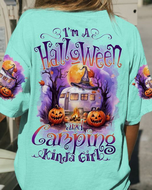 KINDA GIRL HALLOWEEN CAMPING ALL OVER PRINT - TYTD1408232