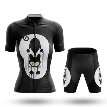 Black Cat Clawing - Women's Cycling Kit