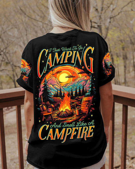 I JUST WANT TO GO CAMPING ALL OVER PRINT - TLTR1705231
