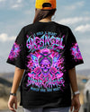 I HOLD A BEAST AN ANGEL MESSY BUN ALL OVER PRINT - TLTR2503251