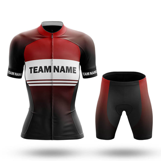 Custom Team Name S2 Black - Women's Cycling Kit
