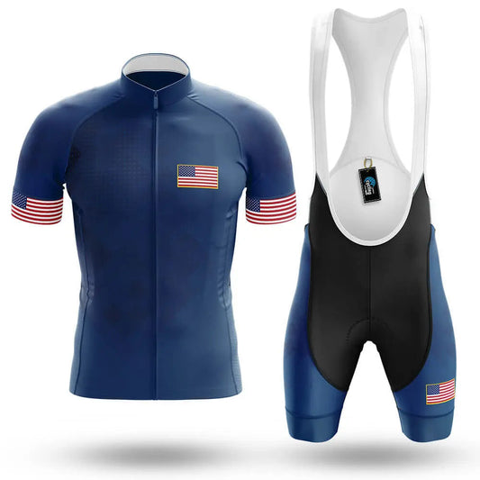 USA V2 - Navy - Men's Cycling Kit