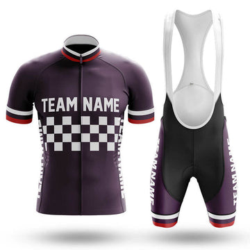BigCrowns | Purple Cycling Short Sleeve Custom Name Cycling Kit