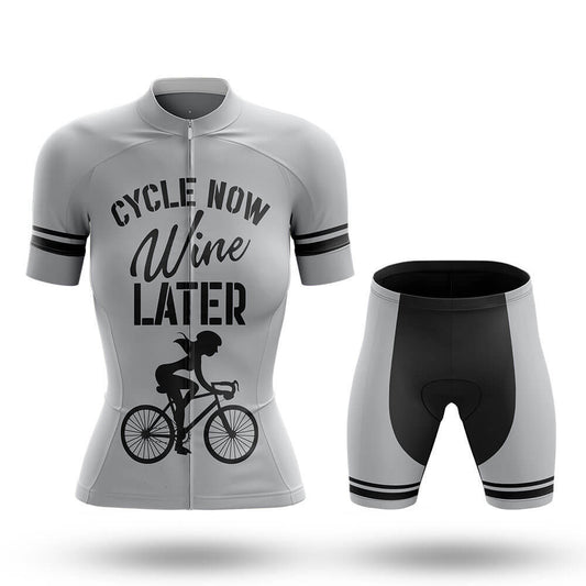 Cycle Now Wine Later - Women's Cycling Kit
