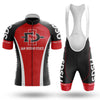 BigCrowns | San Diego State Cycling Short Sleeve Custom Name Cycling Kit