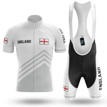 England S5 White - Men's Cycling Kit