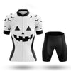 Pumpkin Face - White - Women's Cycling Kit
