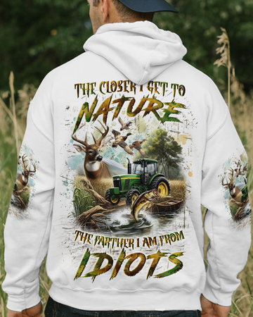 THE CLOSER I GET TO NATURE HUNTING ALL OVER PRINT - YHLN1911242