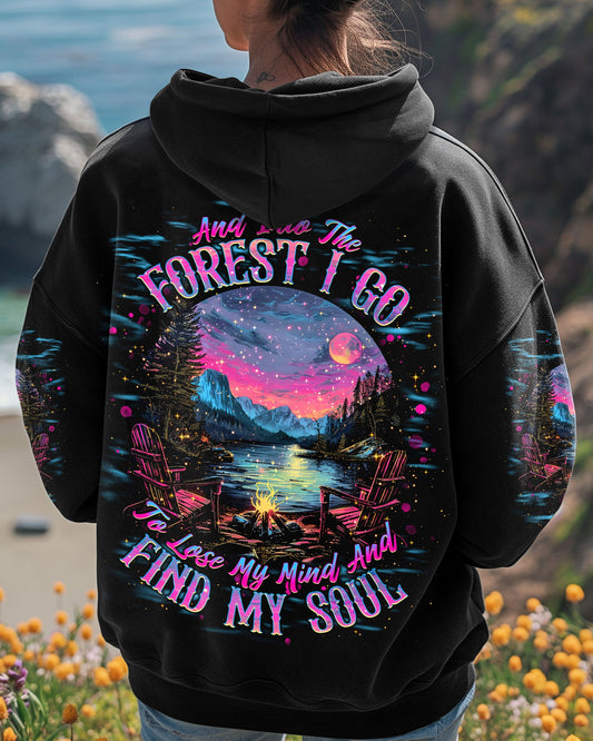 AND INTO THE FOREST I GO CAMPFIRE ALL OVER PRINT - TLNT1902251
