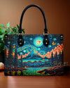 Beautiful Scene Leather Handbag