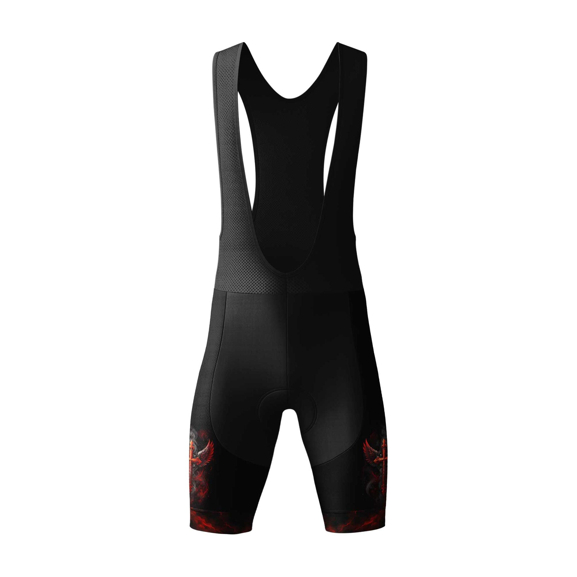 I Can Do All Things Through Christ Men's Cycling Jersey Set, Road Bike Cycling Kit for Men, Biking Outfit, Bicycle Suit, Team Racing Uniform