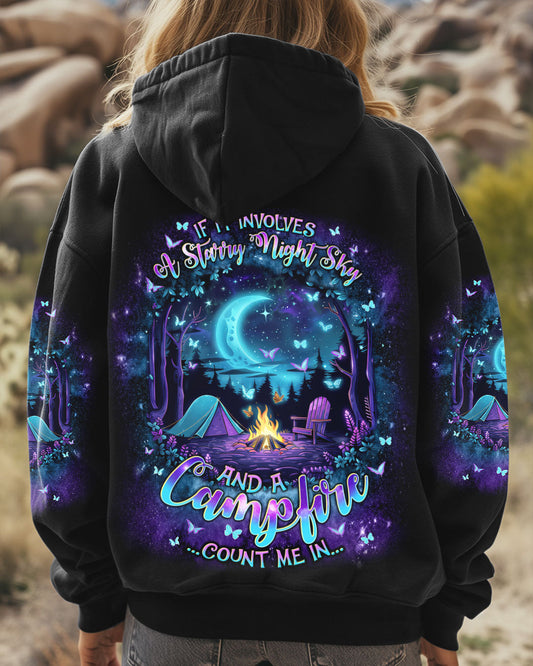 STARRY NIGHT SKY AND A CAMPFIRE COUNT ME IN ALL OVER PRINT - TLNT1109244