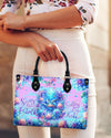 Sassy Since Birth Salty By Choice Turtle Leather Handbag