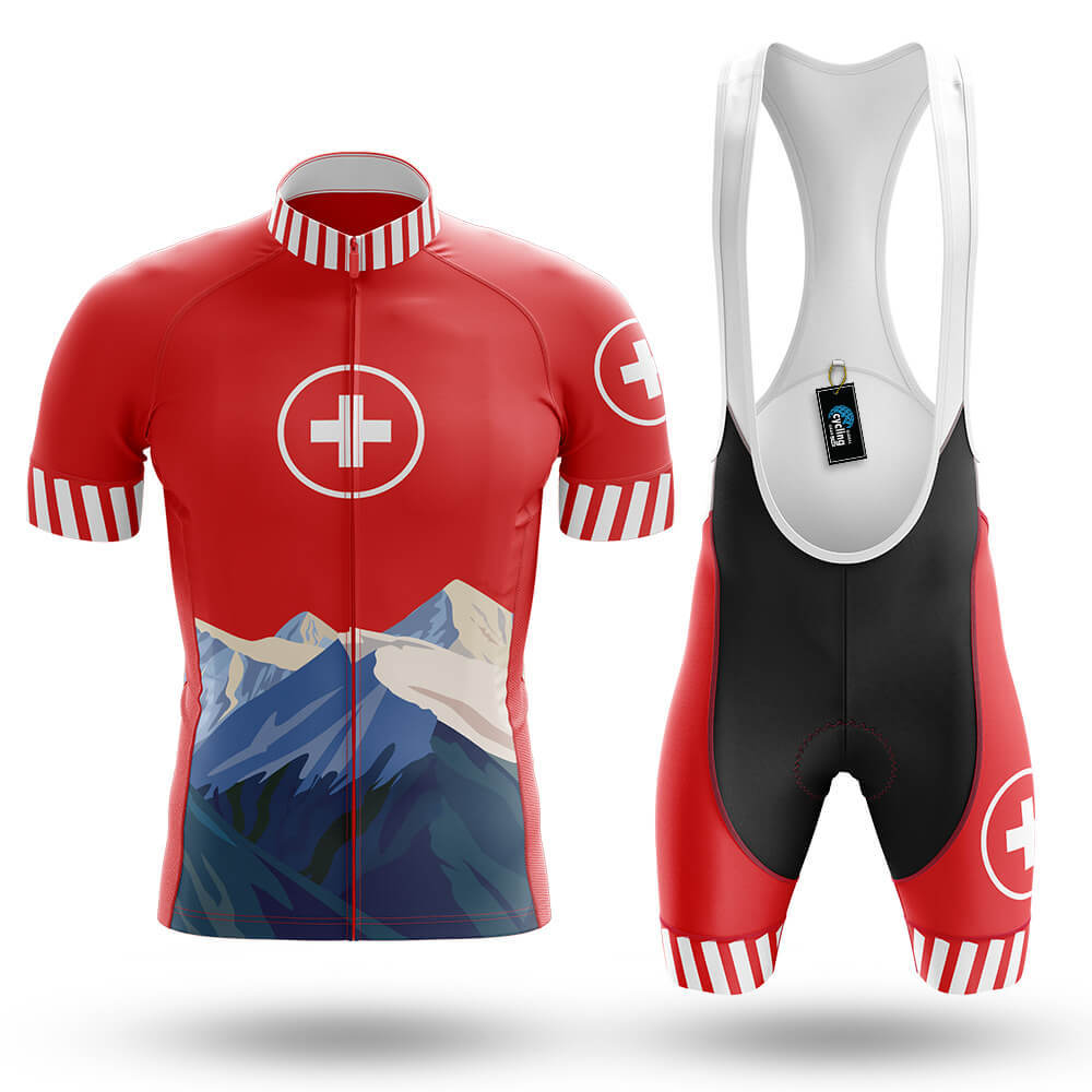 Swiss Alps Switzerland - Men's Cycling Kit
