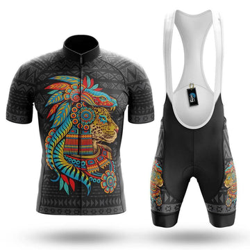 Mexican Aztec Jaguar - Men's Cycling Kit