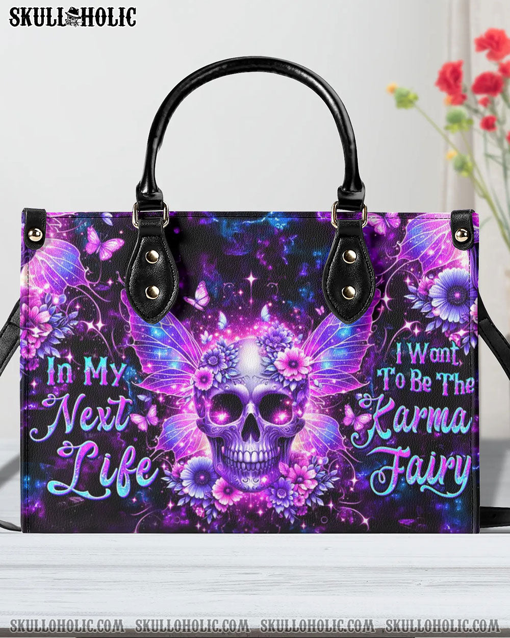 KARMA FAIRY LEATHER HANDBAG - YHDU2406244