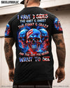 I HAVE 3 SIDES 3 SKULLS ALL OVER PRINT - TLTR1505233