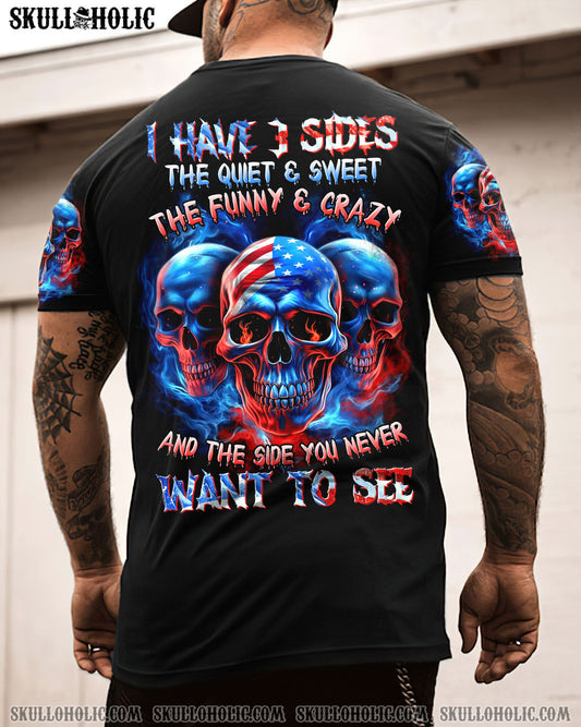 I HAVE 3 SIDES 3 SKULLS ALL OVER PRINT - TLTR1505233