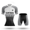 Custom Team Name S4 Grey - Women's Cycling Kit