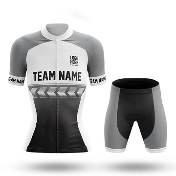 Custom Team Name S4 Grey - Women's Cycling Kit