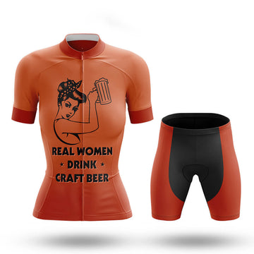 Women Drink Craft Beer - Women's Cycling Kit
