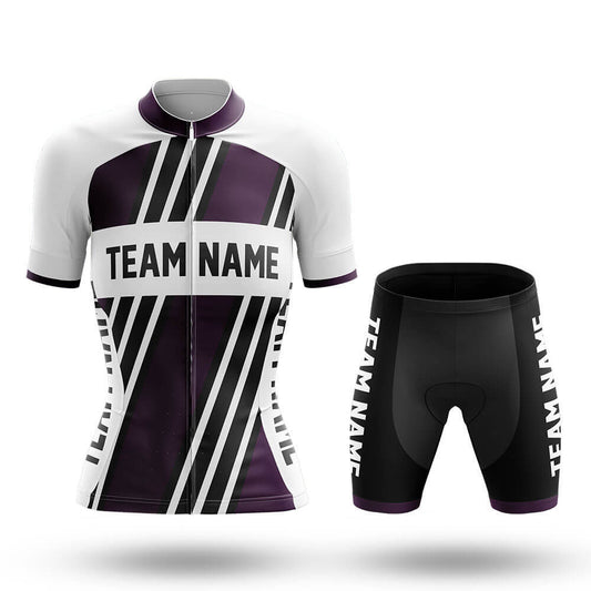 Custom Team Name M5 Dark Purple - Women's Cycling Kit