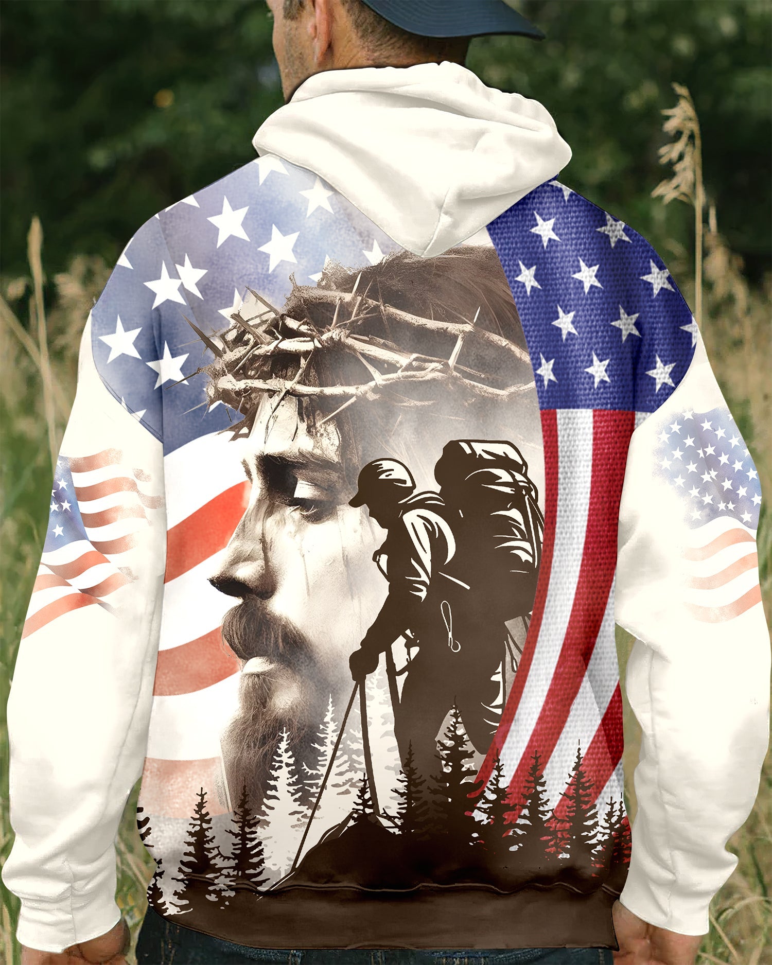 Hiker And His God All Over Print Shirt