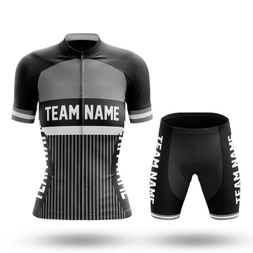 Custom Team Name M6 Grey - Women's Cycling Kit
