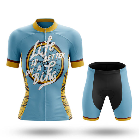 Life Is Better On A Bike V2 - Women's Cycling Kit