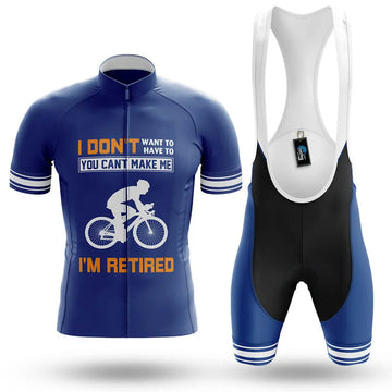 I'm Retired - Navy - Men's Cycling Kit