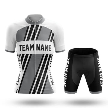 Custom Team Name M5 Grey - Women's Cycling Kit