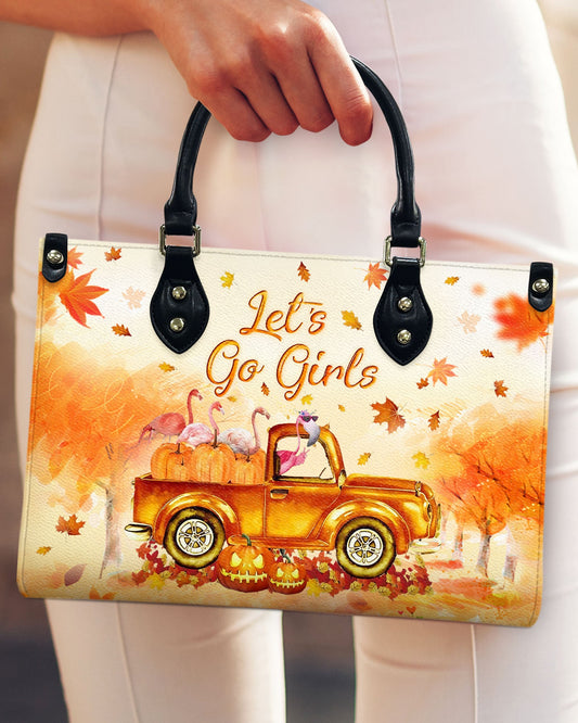 Let'S Go Girls Flamingo Leather Handbag