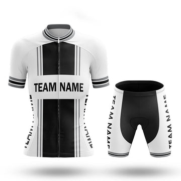 Custom Team Name M4 Black - Women's Cycling Kit