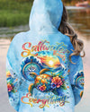 SALTWATER HEALS EVERYTHING COMPASS TURTLE ALL OVER PRINT - TLTR2911234