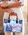 Saltwater Heals Everything Undersea Leather Handbag