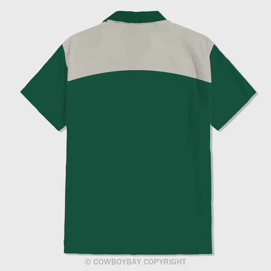 St. Patrick's Skeleton Cowboy Button Up Shirts