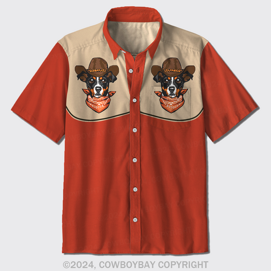 Loyal Cowboy Dog Button Up Shirts