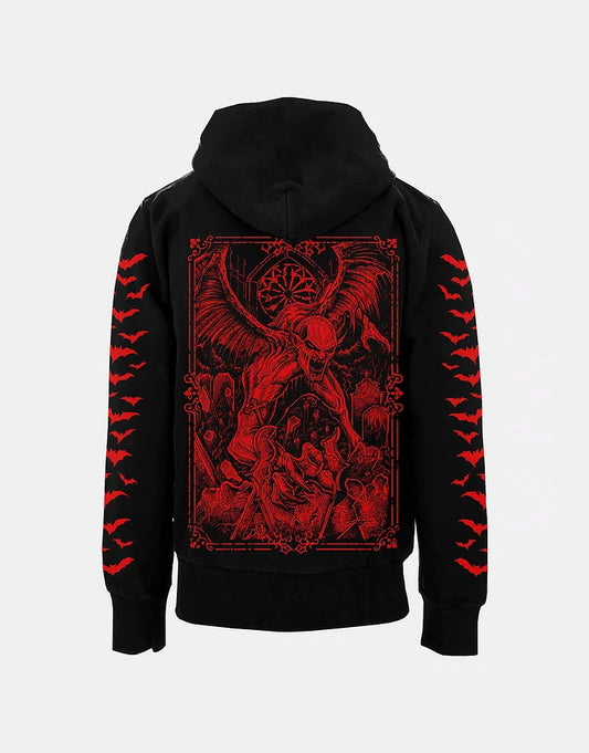 Satan Devil Print Sweatshirt