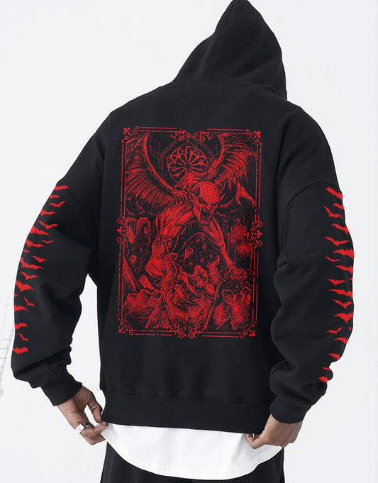 Satan Devil Print Sweatshirt
