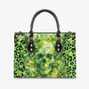 SKULL BUTTERFLY LEOPARD LEATHER HANDBAG - TYTD0404241