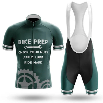 BIKE PREP Men's Cycling Jersey Set, Road Bike Cycling Kit for Men, Biking Outfit, Bicycle Suit, Team Racing Uniform