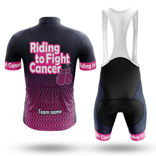 BigCrowns | Ride To Fight Cancer Cycling Short Sleeve Custom Name Cycling Kit