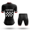 Custom Team Name M7 Black - Women's Cycling Kit