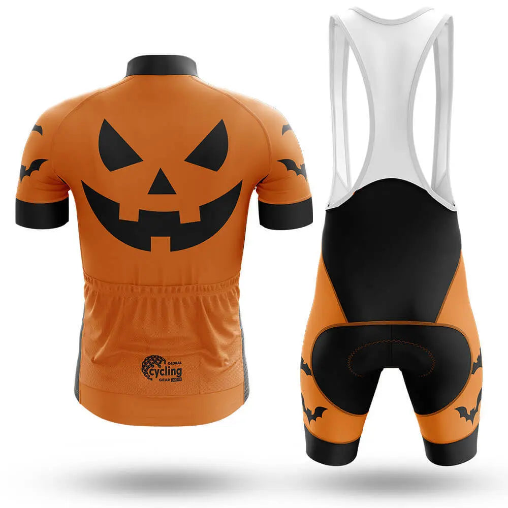 Pumpkin Face - Orange - Men's Cycling Kit