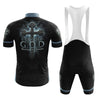 I Choose God Men's Cycling Jersey Set, Road Bike Cycling Kit for Men, Biking Outfit, Bicycle Suit, Team Racing Uniform