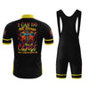 I Can Do All Things Through Christ Men's Cycling Jersey Set, Road Bike Cycling Kit for Men, Biking Outfit, Bicycle Suit, Team Racing Uniform
