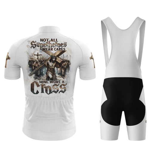 Jesus Cross Men's Cycling Jersey Set, Road Bike Cycling Kit for Men, Biking Outfit, Bicycle Suit, Team Racing Uniform